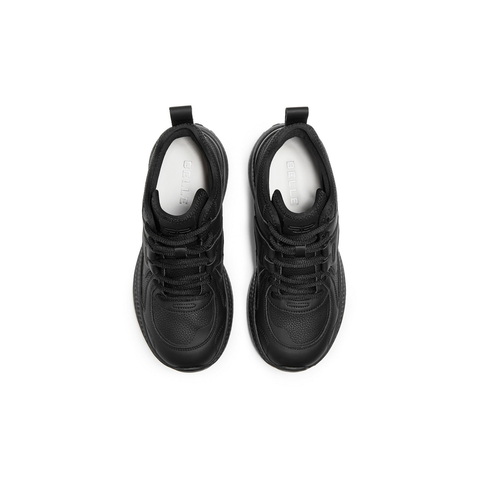 百丽运动风休闲靴女2025冬新商场同款厚底增高高帮休闲鞋E6K1DDD5