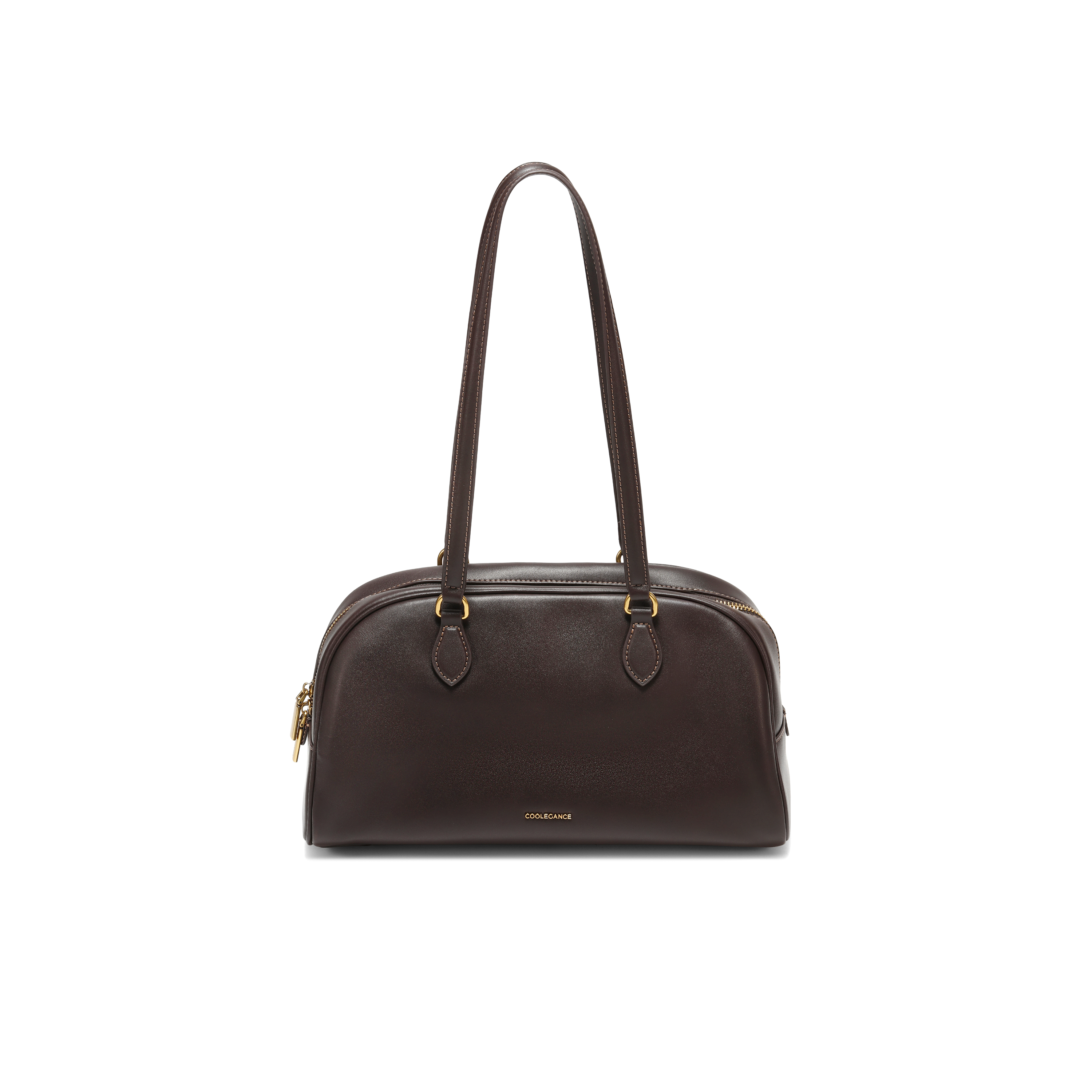 百丽包包女25冬新商场同款简约复古通勤大号单肩波士顿包BL862DX5