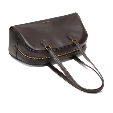 百丽包包女25冬新商场同款简约复古通勤大号单肩波士顿包BL862DX5