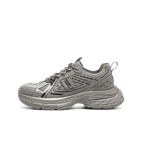 百丽蓝鲸老爹鞋男鞋2025秋新商场同款厚底增高休闲运动鞋8QS01CM5