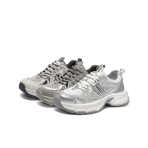 百丽蓝鲸老爹鞋男鞋2025秋新商场同款厚底增高休闲运动鞋8QS01CM5