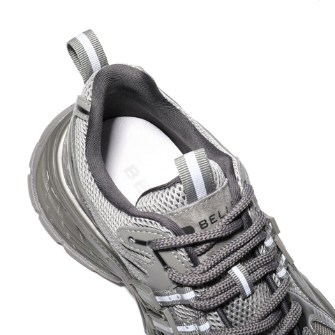 百丽蓝鲸老爹鞋男鞋2025秋新商场同款厚底增高休闲运动鞋8QS01CM5