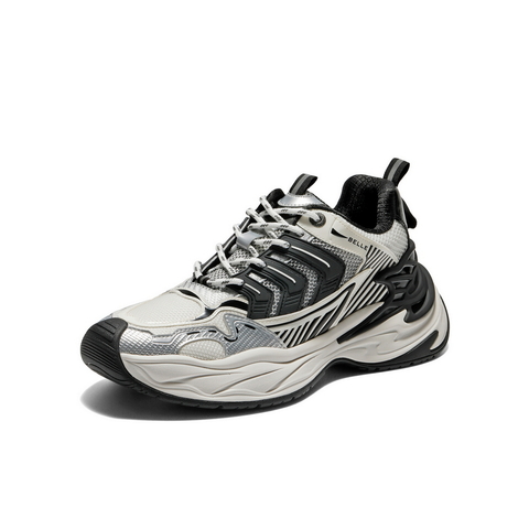 百丽巨齿鲨老爹鞋男2025新款秋季商场同款厚底增高休闲鞋D9X02CM5