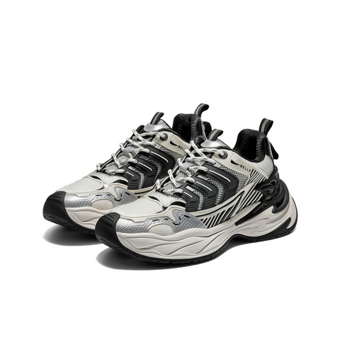 百丽巨齿鲨老爹鞋男2025新款秋季商场同款厚底增高休闲鞋D9X02CM5