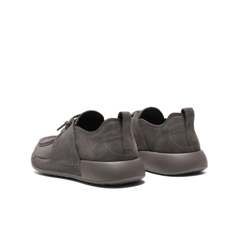 百丽方糖吐司鞋男2025冬季新软底勃肯鞋牛皮革休闲工装鞋A2234CM5