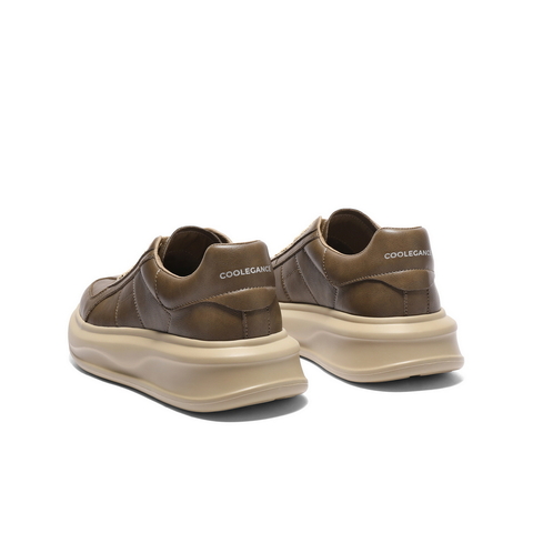 百丽厚底增高休闲鞋男鞋2025新款秋季复古潮搭舒适板鞋A2104CM5