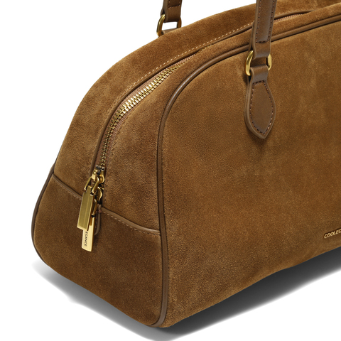 百丽包包女25冬新商场同款简约复古通勤大号单肩波士顿包BL862DX5