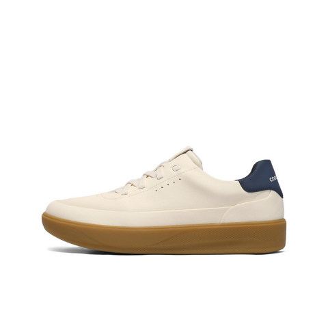 百丽时尚百搭小白鞋男2025秋季舒适简约厚底休闲板鞋加绒A2153CM5