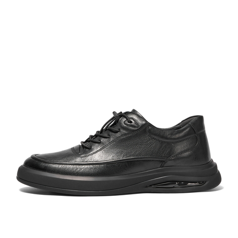 百丽舒适厚底休闲鞋男鞋2025冬新牛皮革户外运动板鞋A1685DM5