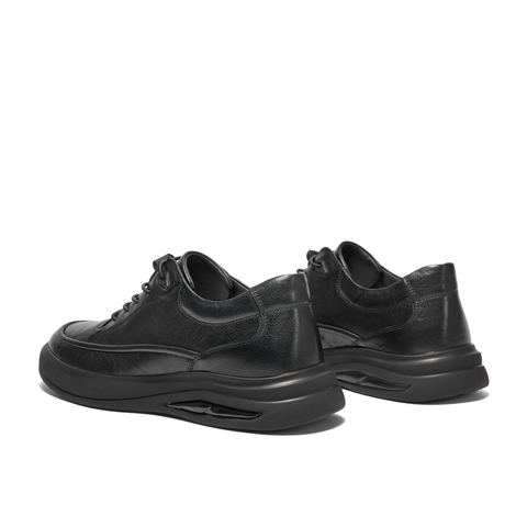 百丽舒适厚底休闲鞋男鞋2025冬新牛皮革户外运动板鞋A1685DM5