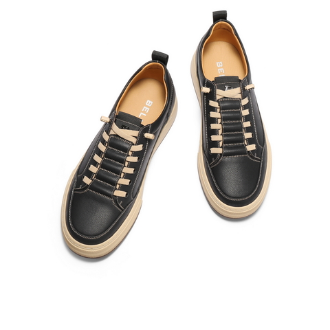 百丽时尚潮搭休闲板鞋男2025新款秋季舒适套脚户外工装鞋A2094CM5