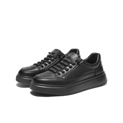 百丽时尚百搭小白鞋男2025新款秋季商场同款套脚休闲板鞋8UG01CM5