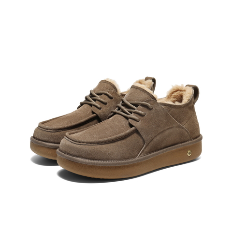 百丽户外休闲雪地靴男2025新款冬商场同款厚底保暖东北靴8XX01DD5