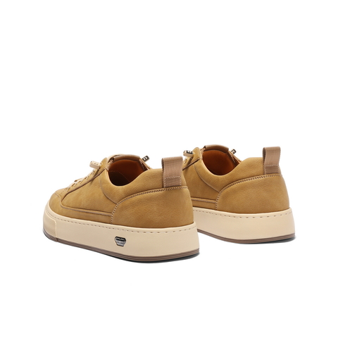 百丽时尚潮搭休闲板鞋男2025新款秋季舒适套脚户外工装鞋A2094CM5