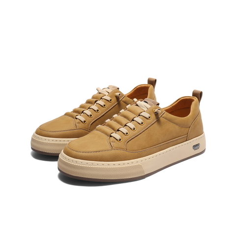 百丽时尚潮搭休闲板鞋男2025新款秋季舒适套脚户外工装鞋A2094CM5