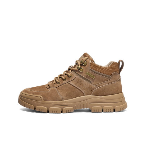 百丽户外休闲工装靴男靴2025新款冬季厚底潮搭马丁靴短靴A2229DD5