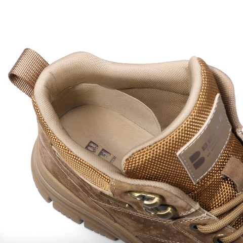 百丽户外休闲工装靴男靴2025新款冬季厚底潮搭马丁靴短靴A2229DD5