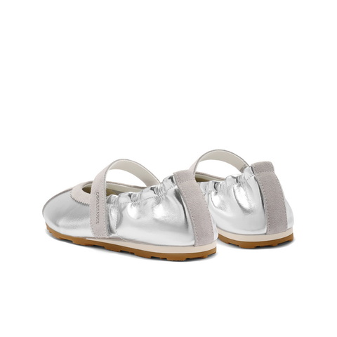 百丽芭蕾风玛丽珍鞋女2025夏新魔术贴舒适低跟休闲鞋B2624BQ5