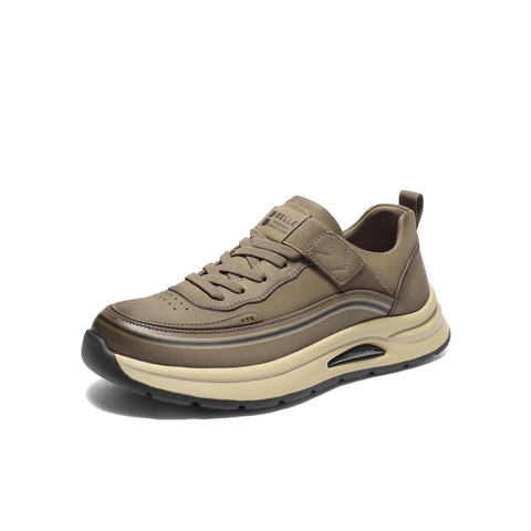 百丽厚底增高休闲运动鞋男2025新款冬套脚户外工装鞋加绒L6017DM5