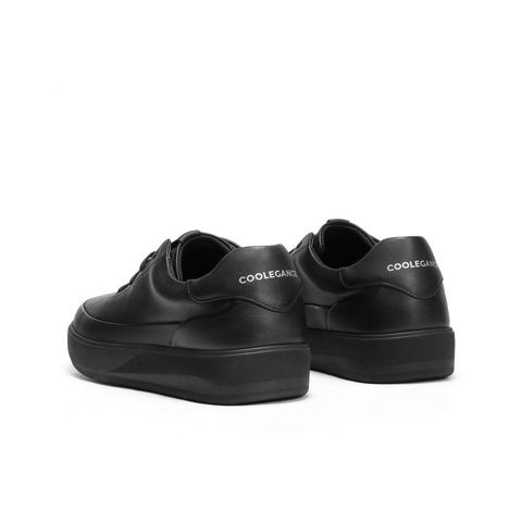 百丽时尚百搭小白鞋男2025秋季舒适简约厚底休闲板鞋加绒A2153CM5