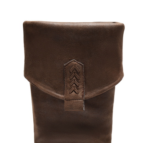 百丽V口显瘦时装靴女2025冬新商场同款粗跟增高西部靴E8F1DDC5