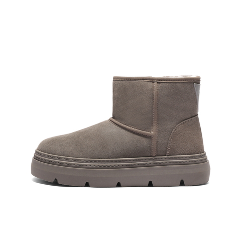 百丽暖墩墩雪地靴男靴2025新款冬厚底增高保暖休闲东北靴A2202DD5