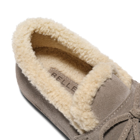 百丽复古绒绒毛边毛毛鞋女2025冬新内增高加绒保暖休闲鞋B2830DA5