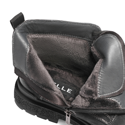 百丽户外潮搭工装靴男2025新款冬季厚底增高休闲马丁靴A2170DD5