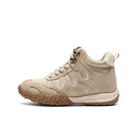 百丽时尚运动风高帮鞋女2025冬新商场同款舒适百搭休闲鞋E5W1DDD5