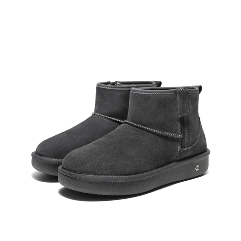 百丽户外休闲雪地靴男2025新款冬商场同款厚底保暖东北靴8XU01DD5