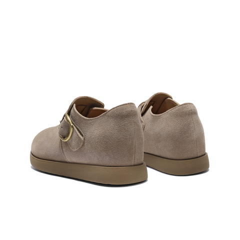 百丽复古勃肯鞋女2025秋新舒适内增高休闲全包单鞋B2849CM5