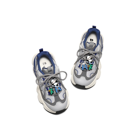 百丽时尚撞色厚底老爹鞋女童2025冬新商场同款童趣休闲鞋50603D85