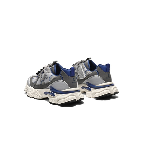 百丽时尚撞色厚底老爹鞋女童2025冬新商场同款童趣休闲鞋50603D85