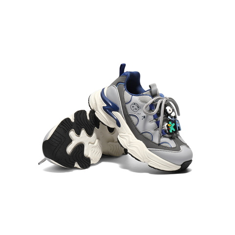 百丽时尚撞色厚底老爹鞋女童2025冬新商场同款童趣休闲鞋50603D85