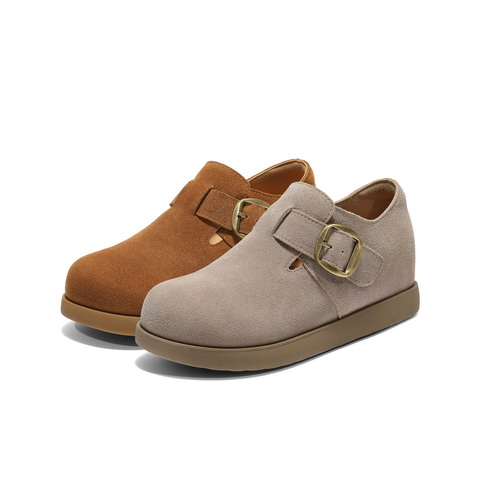 百丽复古勃肯鞋女2025秋新舒适内增高休闲全包单鞋B2849CM5