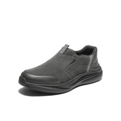 百丽厚底增高健步鞋男2025新冬季一脚蹬懒人鞋休闲运动鞋A2227DM5