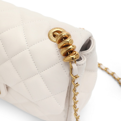 百丽包包2024商场同款羊皮小香风百搭单肩斜挎包X6916BX4