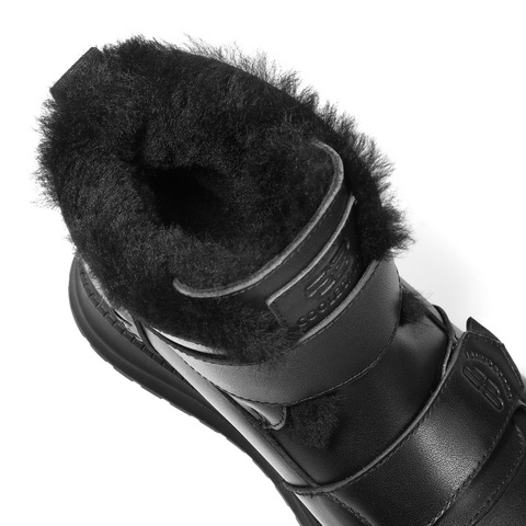 百丽厚底增高雪地靴女2025冬新商场同款保暖魔术贴东北靴E8R1DDD5