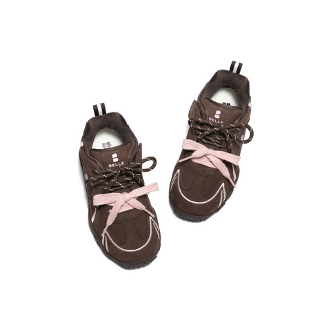 百丽高帮阿甘德训鞋童鞋2025冬新商场同款加绒双鞋带运动休闲鞋