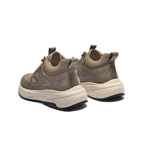 百丽高帮休闲运动鞋男鞋2025新款冬季厚底增高潮搭户外鞋A2176DD5