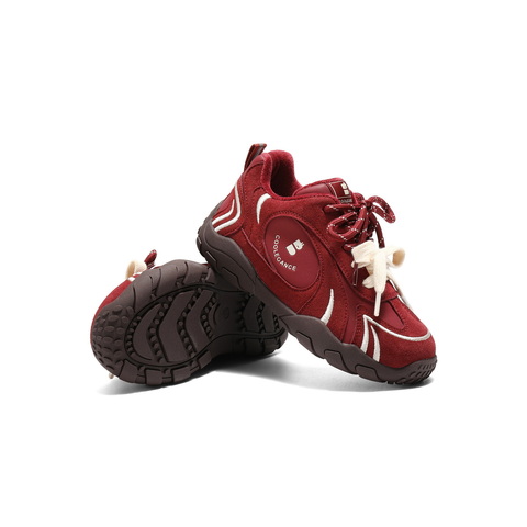 百丽高帮阿甘德训鞋童鞋2025冬新商场同款加绒双鞋带运动休闲鞋