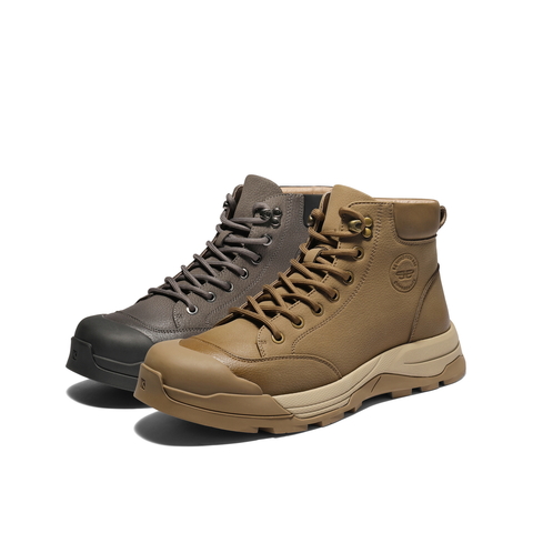 百丽时尚潮搭休闲马丁靴男2025新冬季厚底增高户外工装鞋A2265DD5