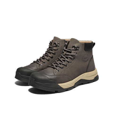 百丽时尚潮搭休闲马丁靴男2025新冬季厚底增高户外工装鞋A2265DD5