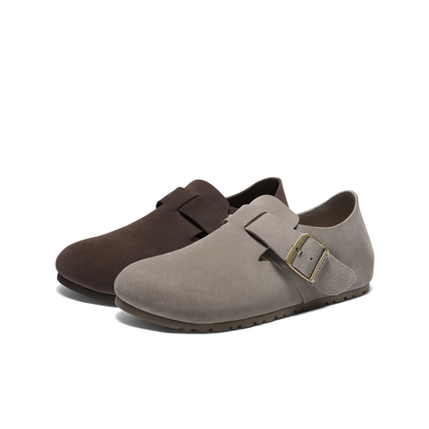 百丽外穿休闲百搭工装鞋男2025秋季舒适简约全包勃肯鞋B3701CM5