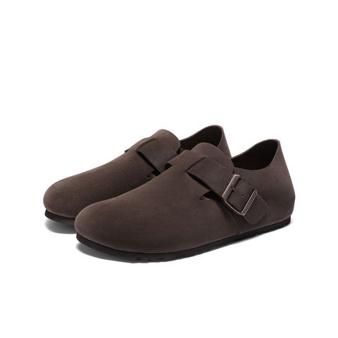 百丽外穿休闲百搭工装鞋男2025秋季舒适简约全包勃肯鞋B3701CM5