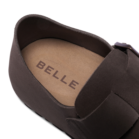 百丽外穿休闲百搭工装鞋男2025秋季舒适简约全包勃肯鞋B3701CM5