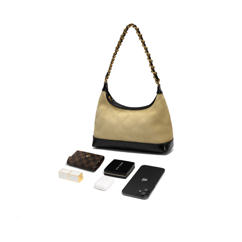 百丽包包女2025春新商场同款小香风链条包单肩斜挎腋下包X7206AX5