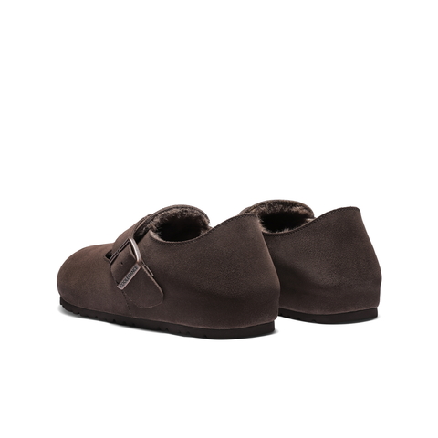 百丽外穿休闲百搭工装鞋男2025秋舒适简约全包勃肯鞋加绒B3701CM5