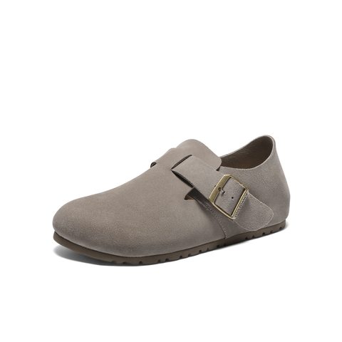 百丽外穿休闲百搭工装鞋男2025秋季舒适简约全包勃肯鞋B3701CM5