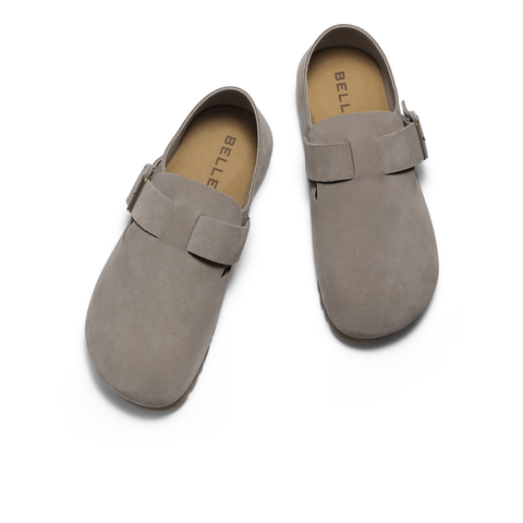 百丽外穿休闲百搭工装鞋男2025秋季舒适简约全包勃肯鞋B3701CM5